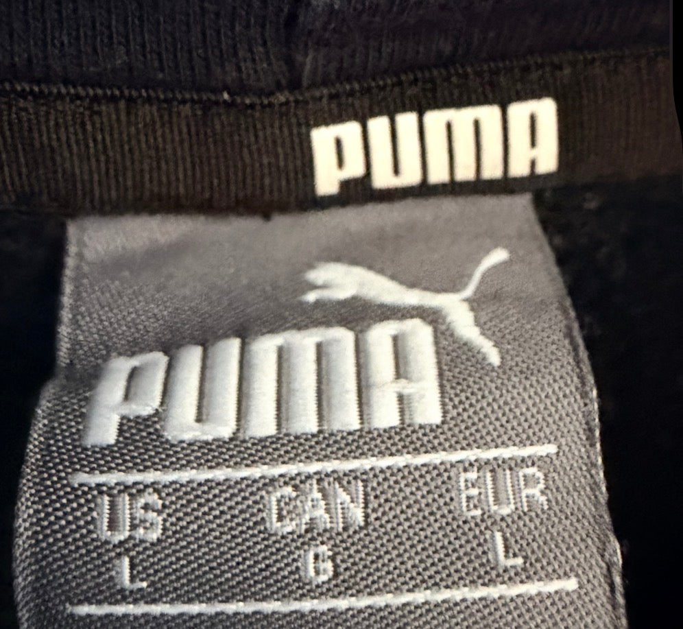 Puma Ανδρικό Φούτερ με Κουκούλα Μαύρο – L