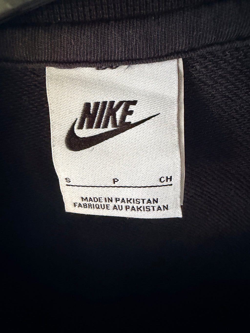 Nike Γυναικείο  Φούτερ Μπλουζάκι – Μαύρο – S