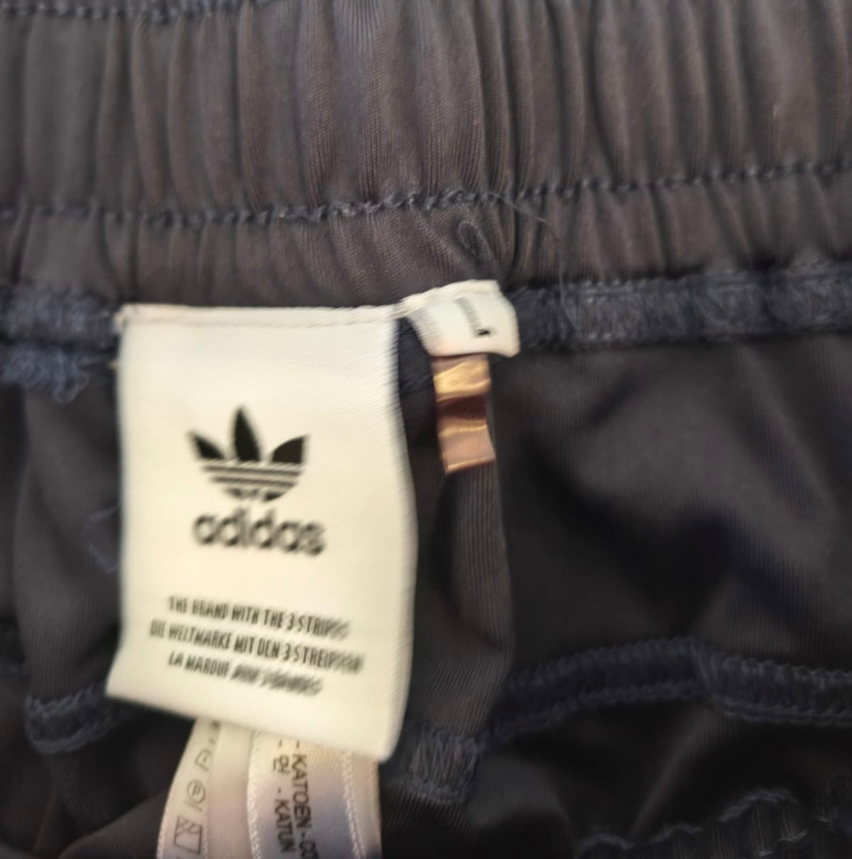 Adidas Originals 3-Stripes Track Pants – Black-L