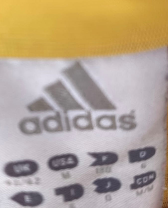 Adidas Track Jacket – Yellow/Black-M