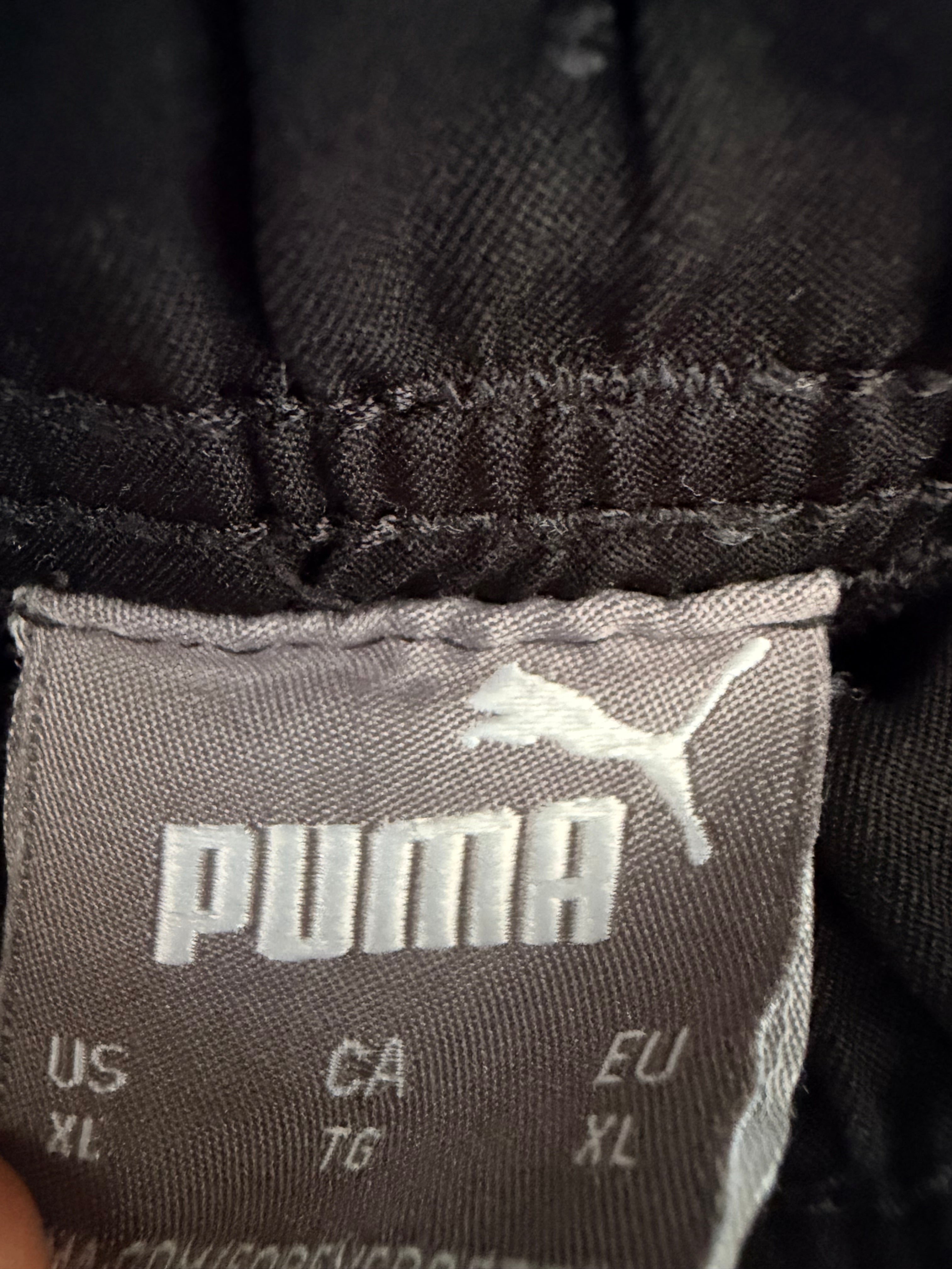 Puma Ανδρικό Μαύρο Αθλητικό Παντελόνι Φόρμας-XL