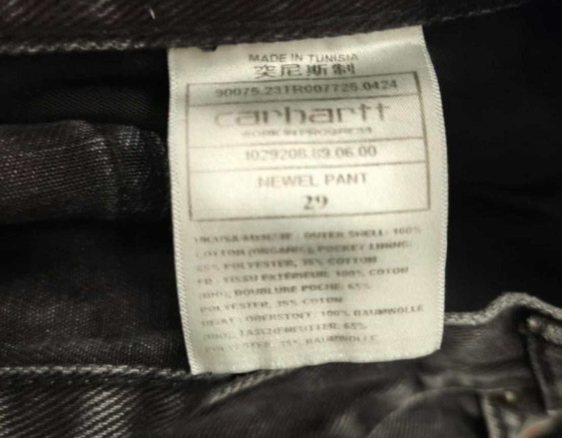 Carhartt Ανδρικό Τζιν Παντελόνι Μαύρο - 29