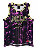 Jordan 23 Basketball Jersey Μαύρο/Μωβ-L