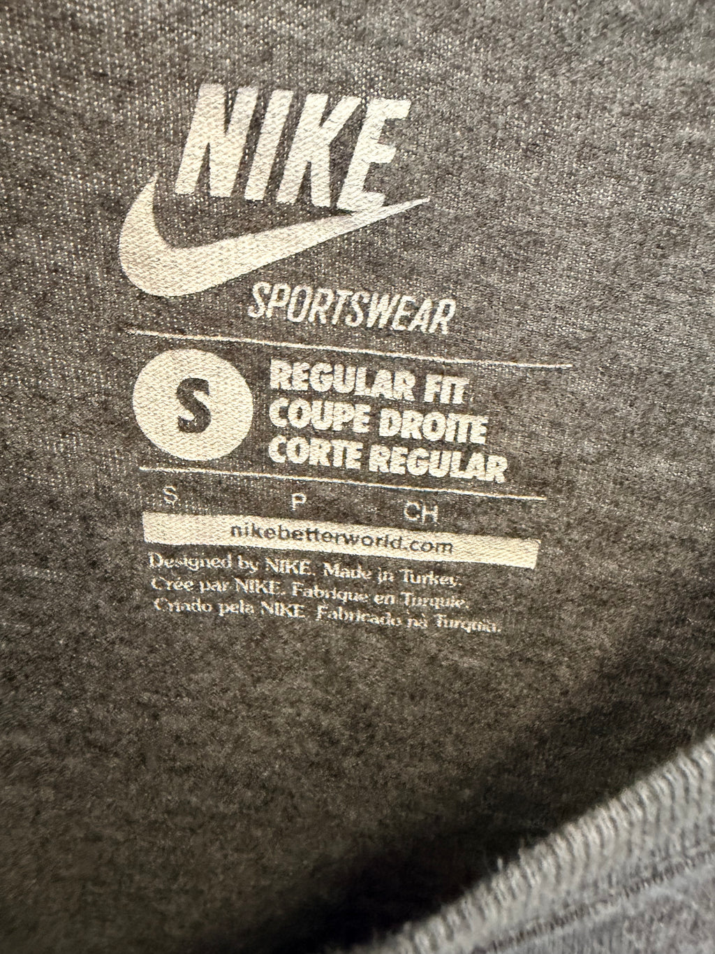 Nike Air Force 1 Graphic T-Shirt Γκρι-S