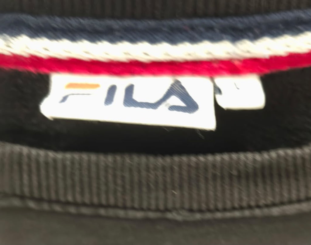 FILA Ανδρικό Φούτερ Μαύρο-L
