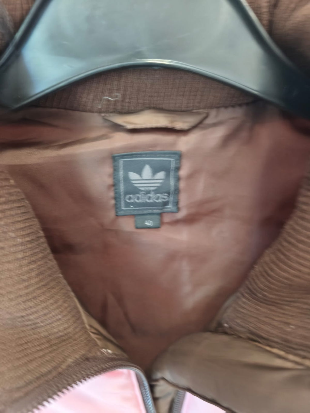 adidas Originals Puffer Vest – Pink/Brown-M