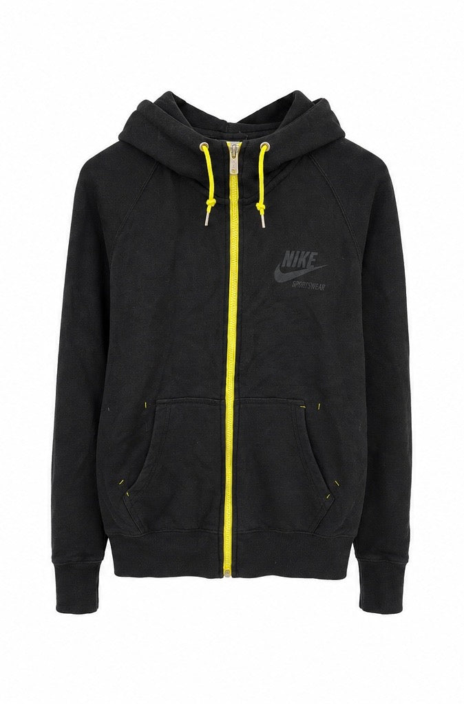Nike Sportswear Γυναικεία Ζακέτα Φούτερ με Κουκούλα – Μαύρο – XL