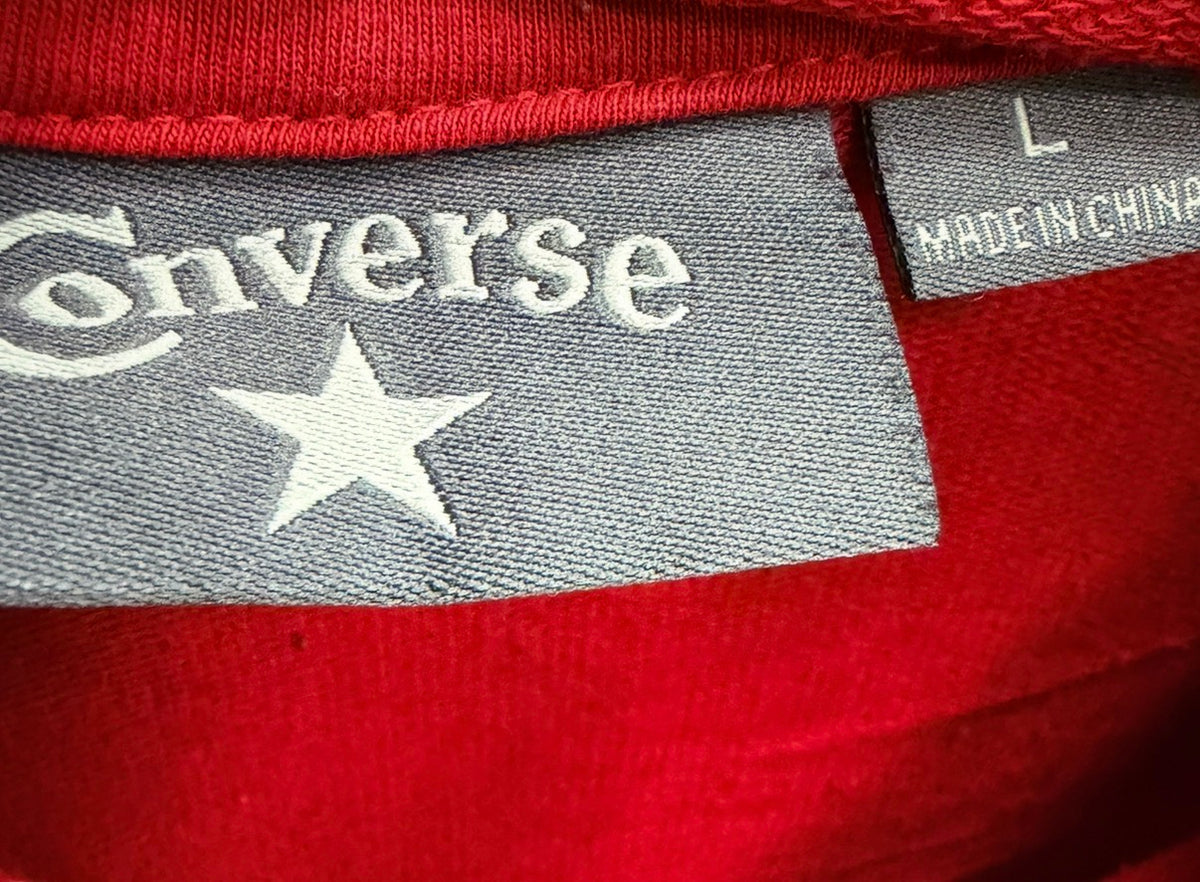 Converse Ανδρική Ζακέτα Κόκκινη - L