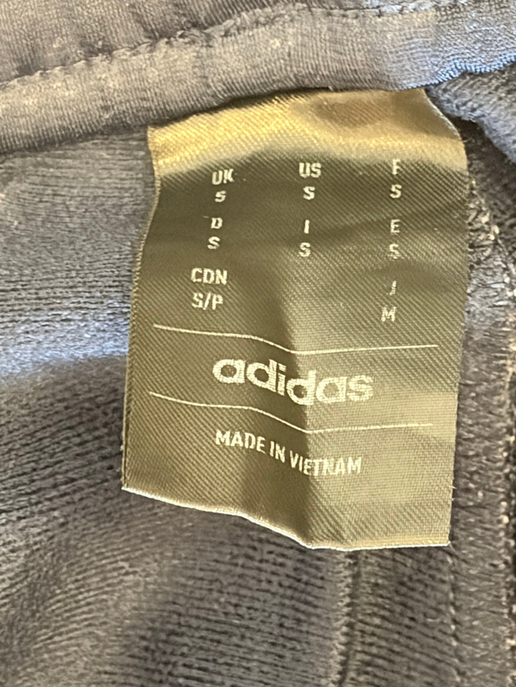 adidas Navy Track Pants-S