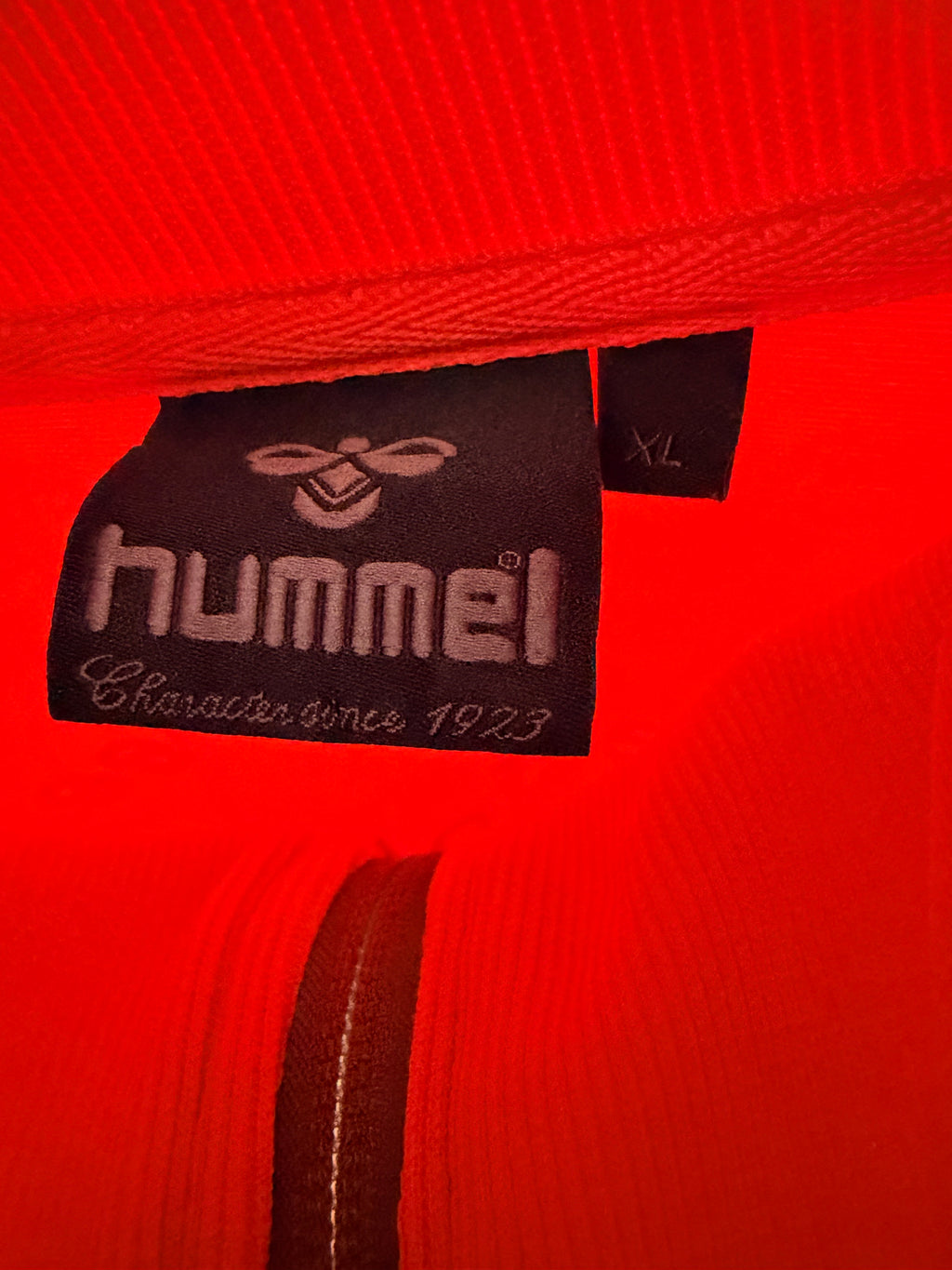 Hummel Κόκκινη Ζακέτα Φόρμας Full Zip-XL