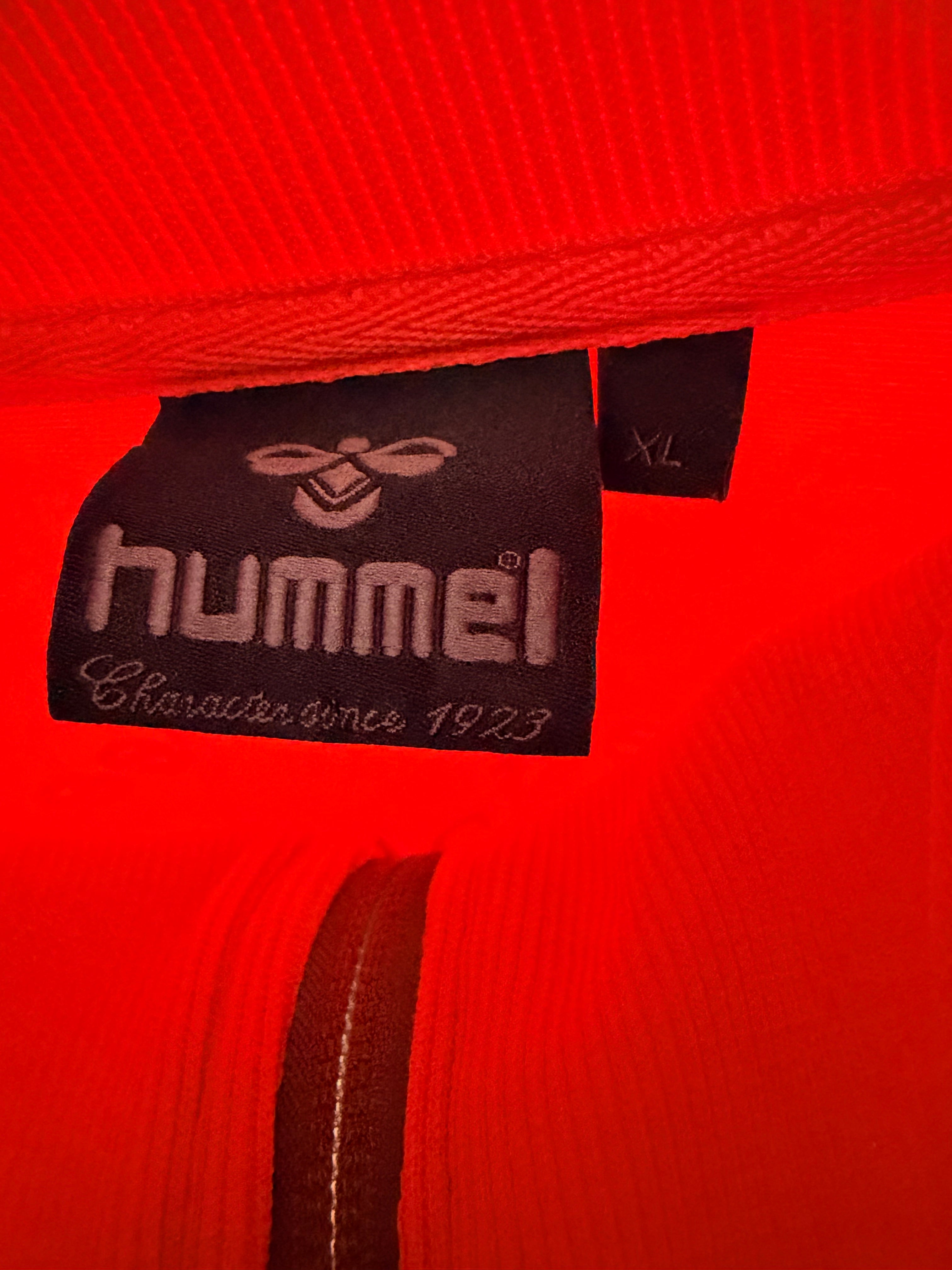 Hummel Κόκκινη Ζακέτα Φόρμας Full Zip-XL