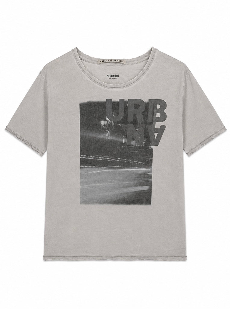 Melting Pot Ανδρικό T-Shirt Μπλουζάκι – Γκρι – XXL