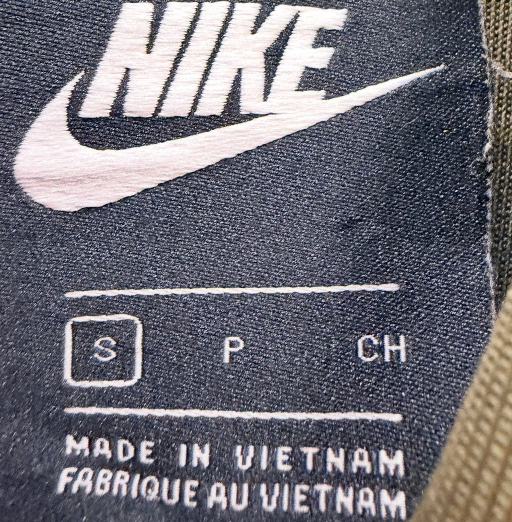 Nike Ανδρική Ζακέτα Φούτερ με Κουκούλα – Χακί – S