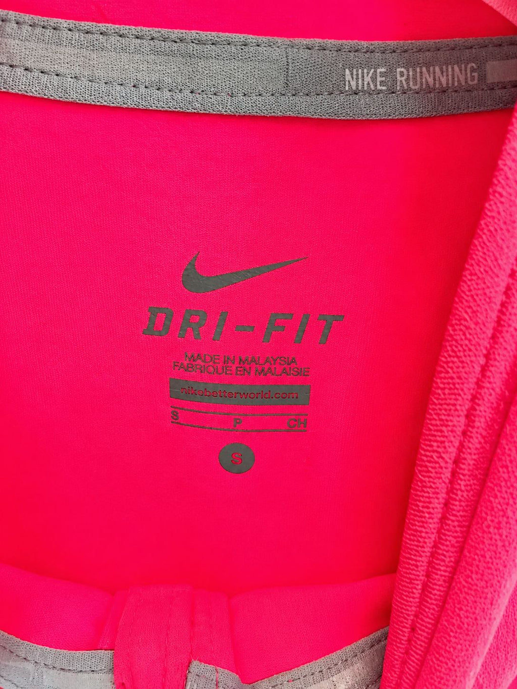 Nike Dri-FIT 1/2 Zip Running Top – Pink-S