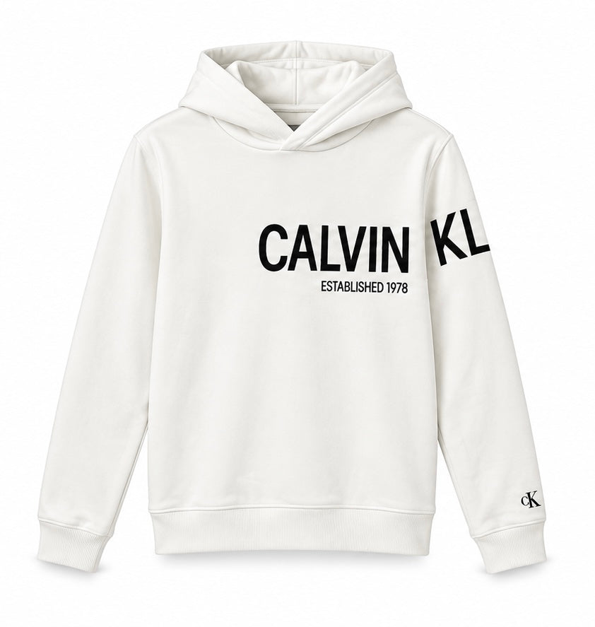 Calvin Klein Ανδρικό Φούτερ Λευκό – S