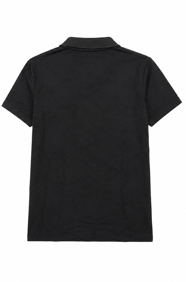 Kappa V-Neck Ανδρικό Polo Μαύρο-M