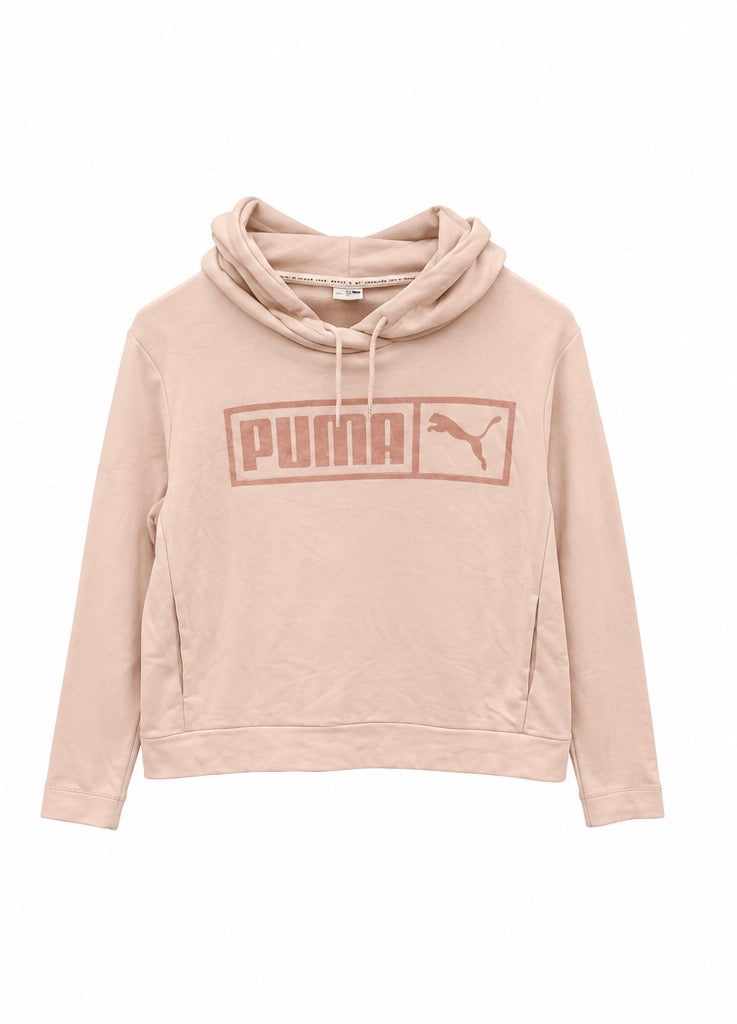 Puma Γυναικείο Φούτερ με Κουκούλα – Ροζ / Nude – XL