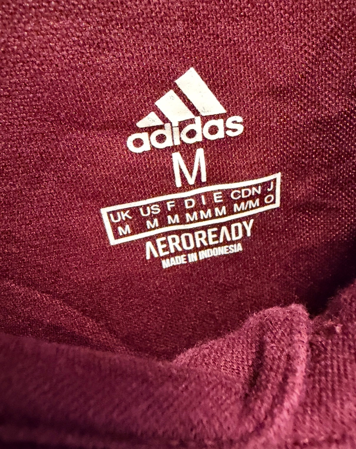 Adidas Al Balsaly KSA Ανδρικό Polo Μπορντό M