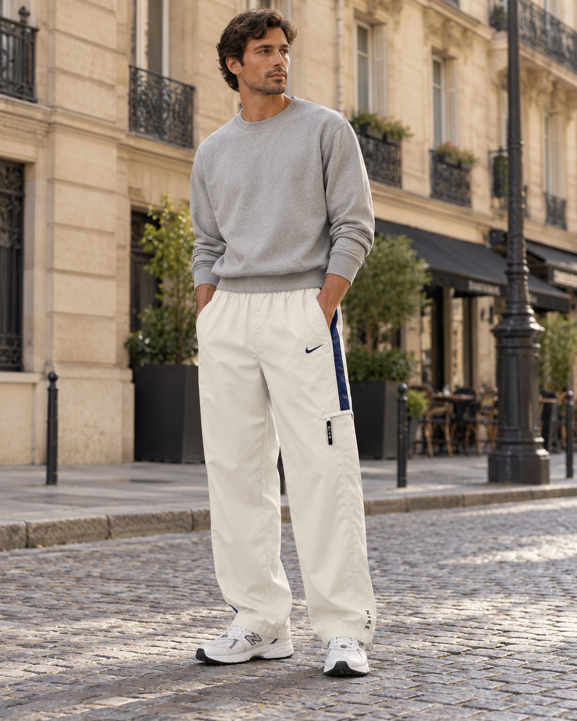 Nike Ανδρικό Cargo Παντελόνι Λευκό - L