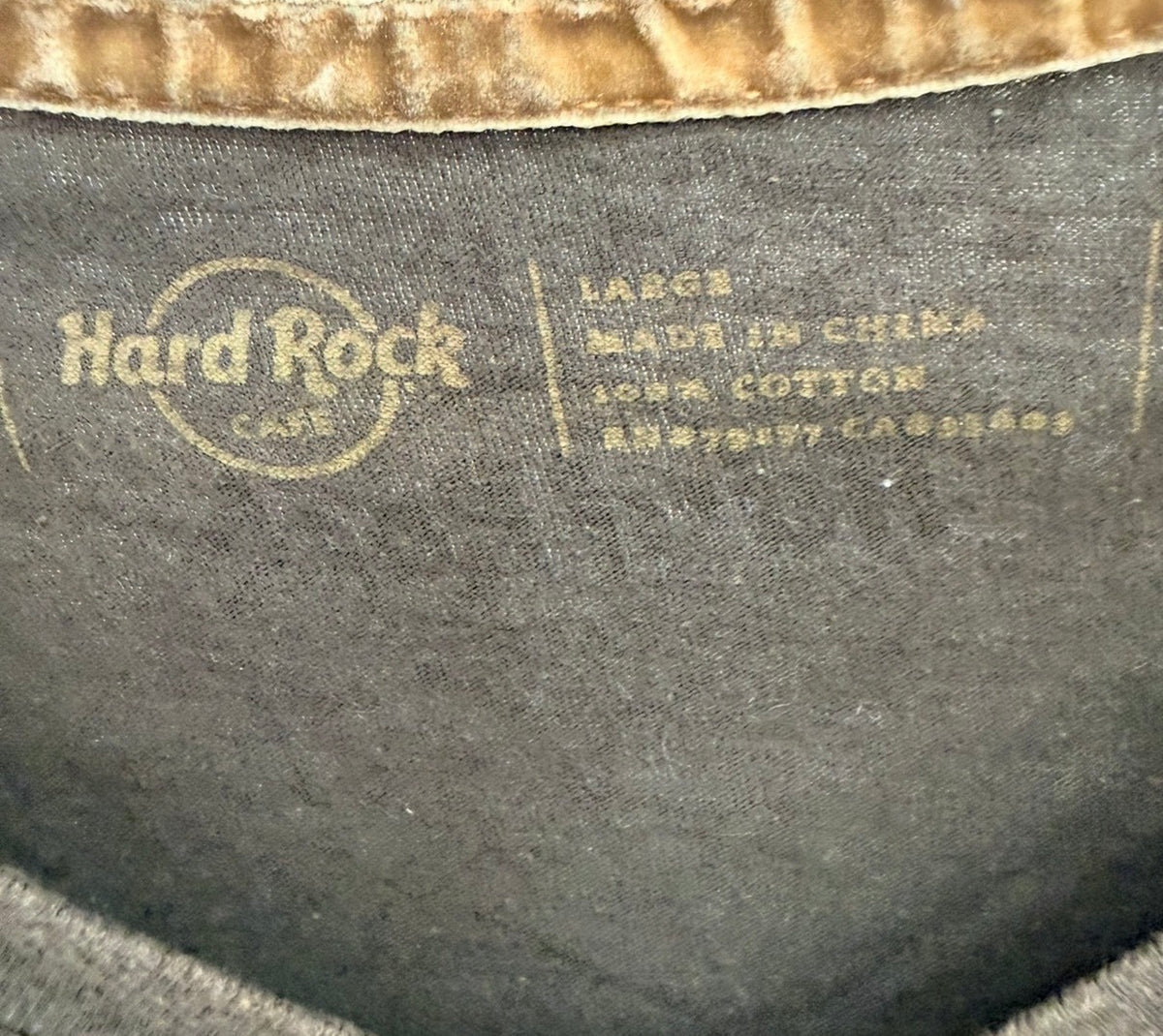 Hard Rock Cafe Ανδρικό T-Shirt Μπλουζάκι San Francisco – Καφέ – L