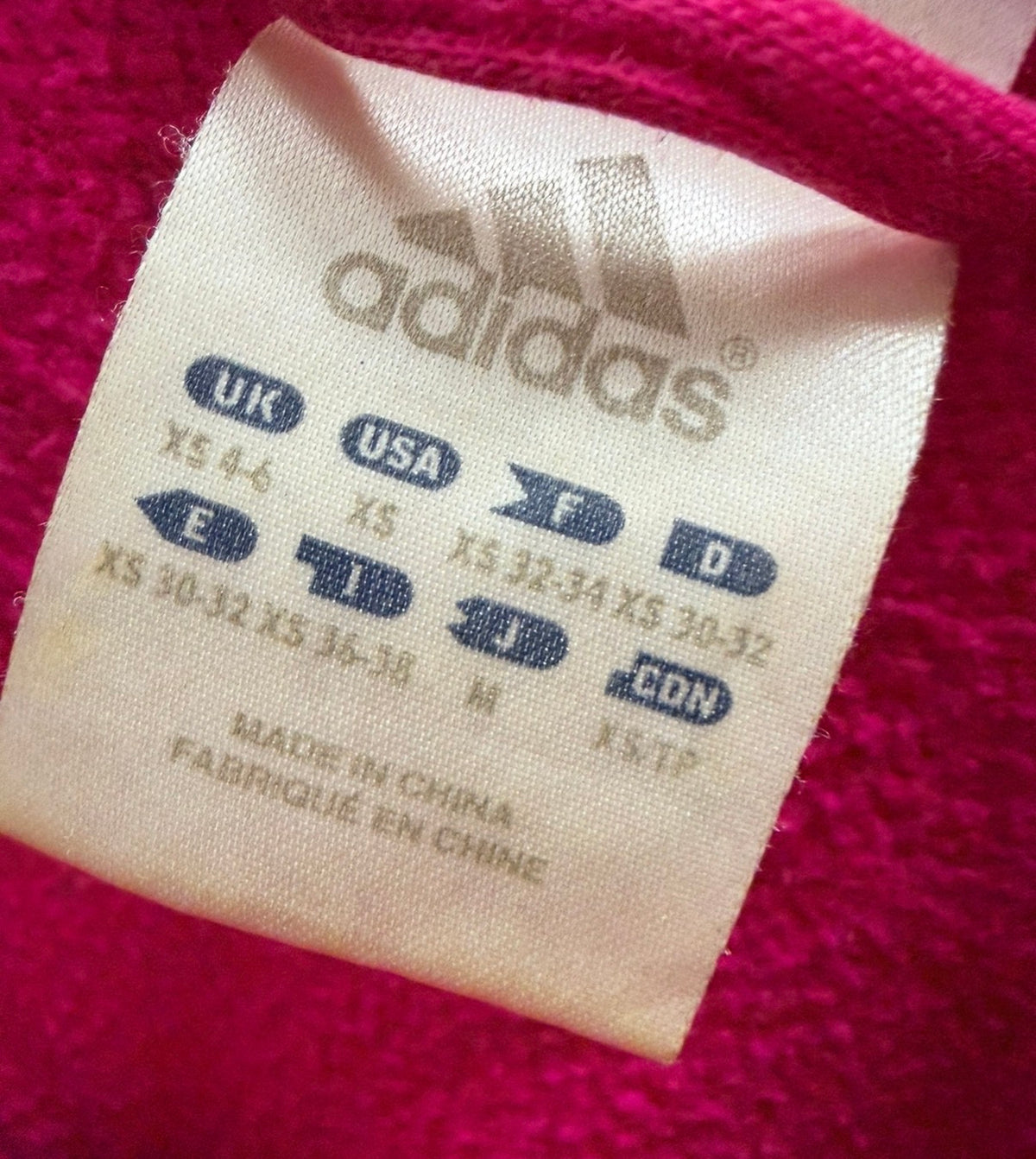 Adidas Γυναικεία Ζακέτα Φούξια – XS