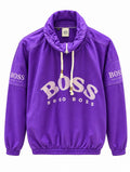 Hugo Boss Ανδρικό Φούτερ Μωβ – XL