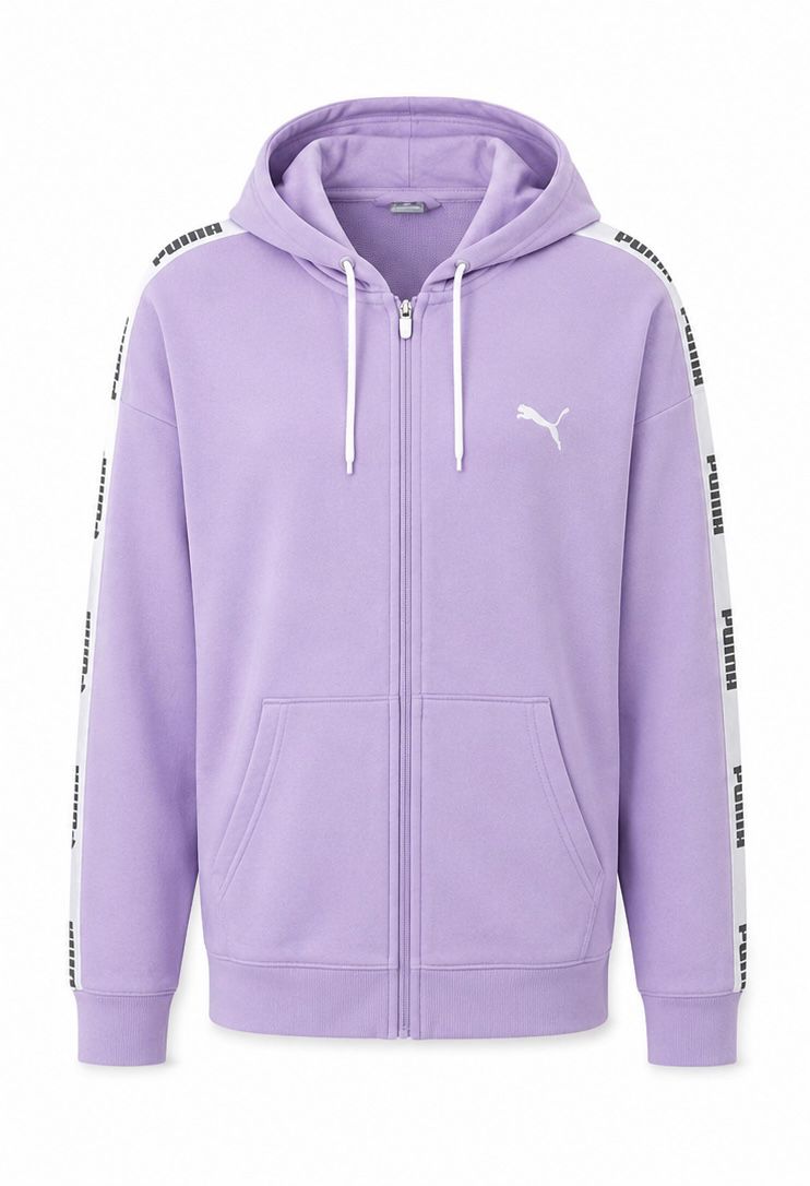 Puma Power Tape Full Zip Hoodie – Λιλά-S