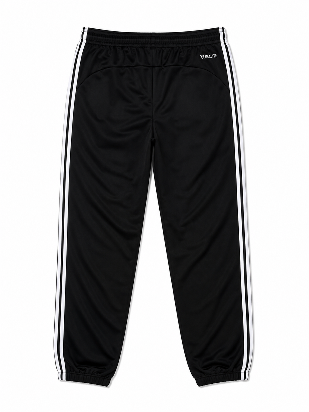 adidas Black 3-Stripes Track Pants-L