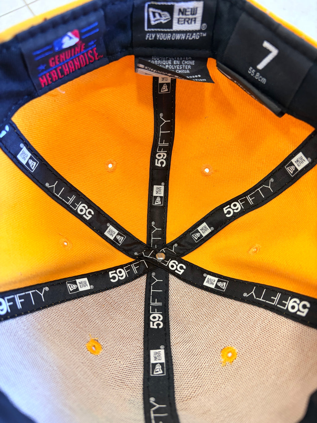 New Era New York Yankees Fitted Cap – Yellow Multicolor Logo