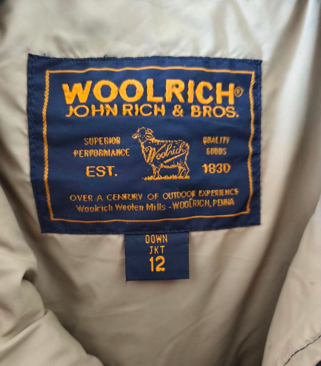 Woolrich Arctic Parka Γυναικείο Down Μπουφάν Μαύρο με Γούνα στην Κουκούλα-XL