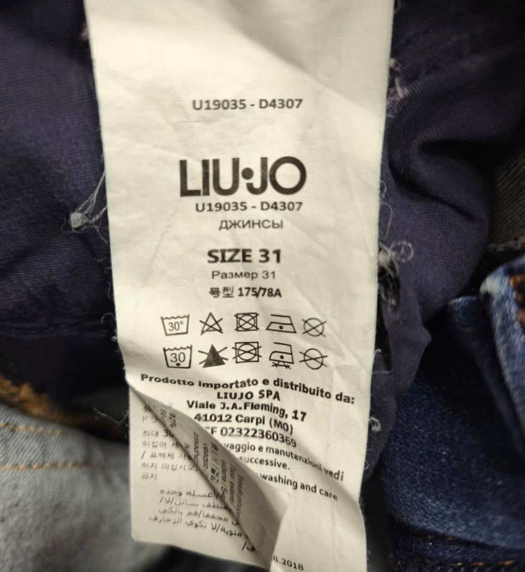LIU JO Γυναικείο Τζιν Παντελόνι Μπλε - W31