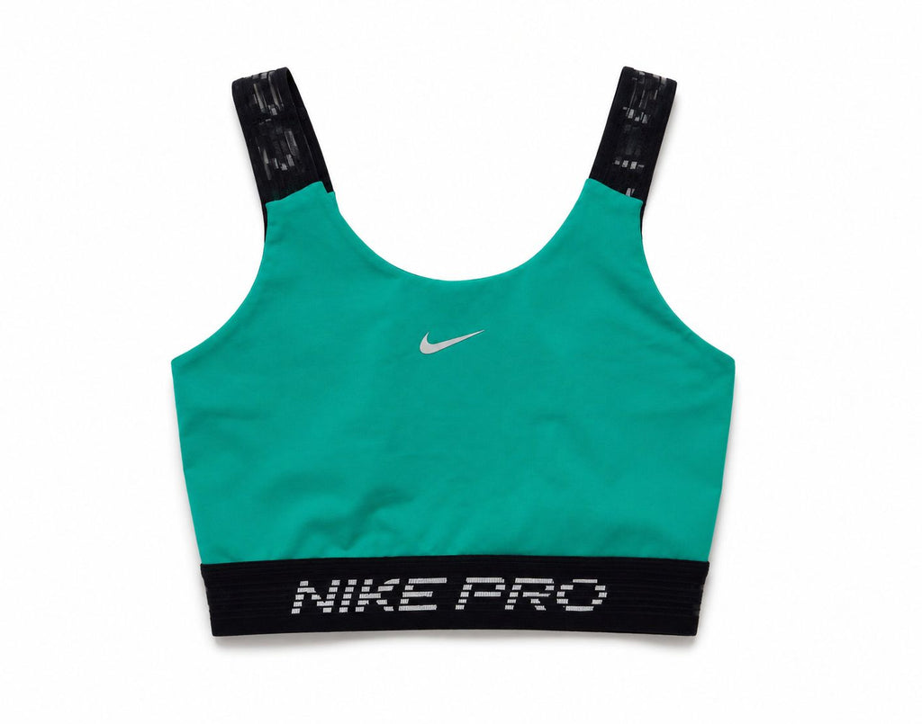 Nike Pro Indy Sports Bra – Green/Black-XS