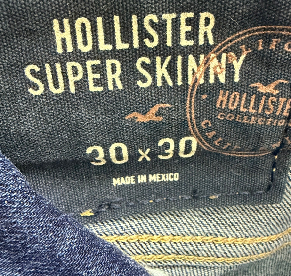 Hollister Ανδρικό Τζιν Μπλε Super Skinny - W30 L30