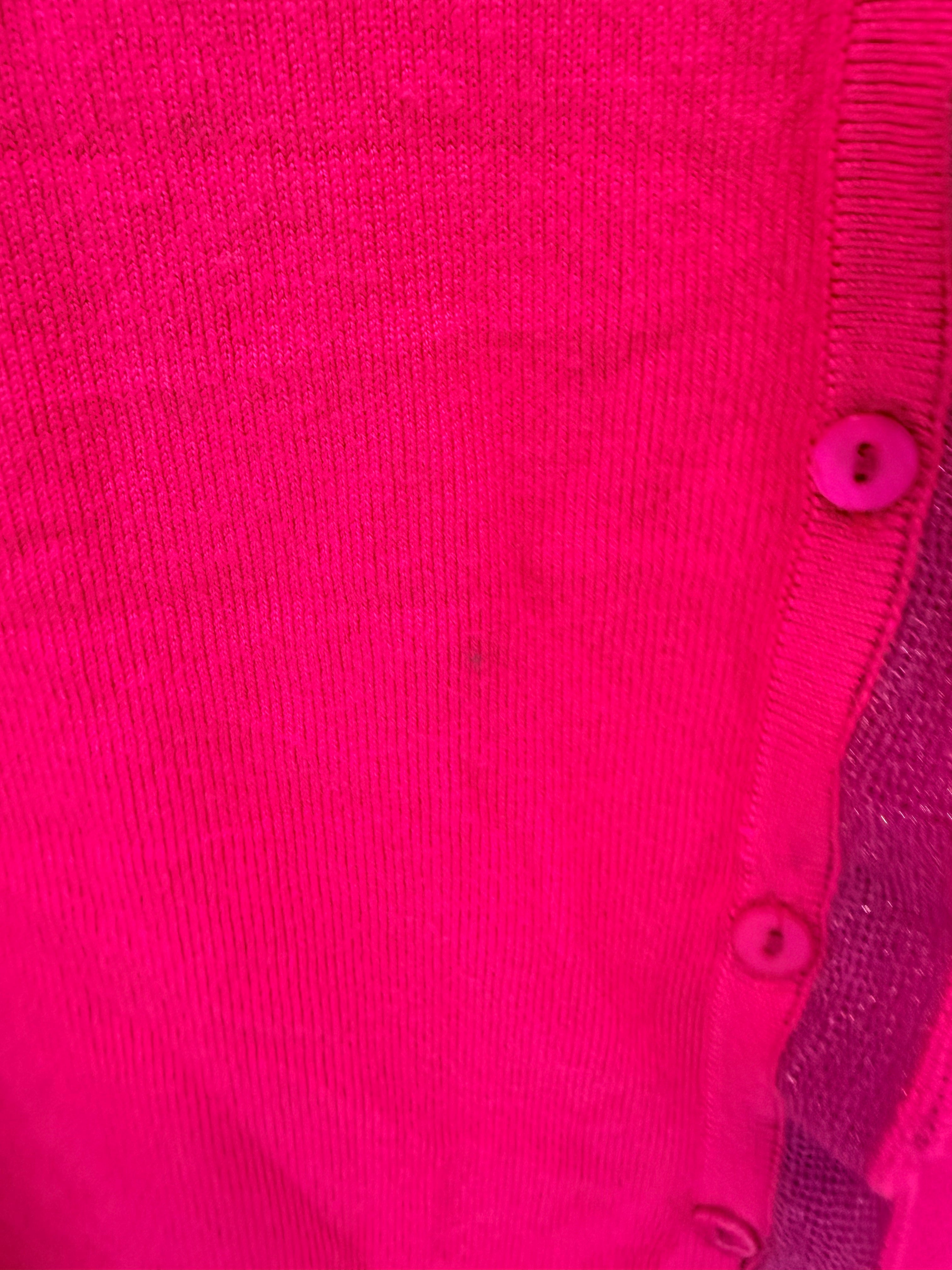Liu Jo Ruffle Cardigan – Fuchsia Pink-L