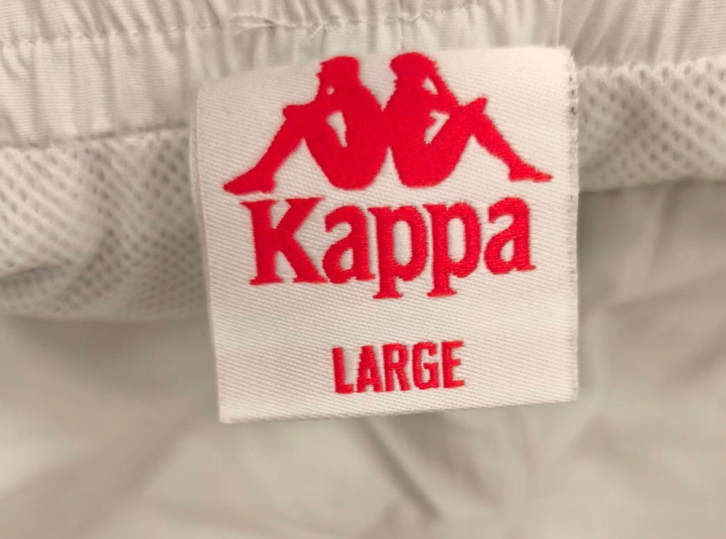 Kappa Ανδρικό Παντελόνι Φόρμας Λευκό - L