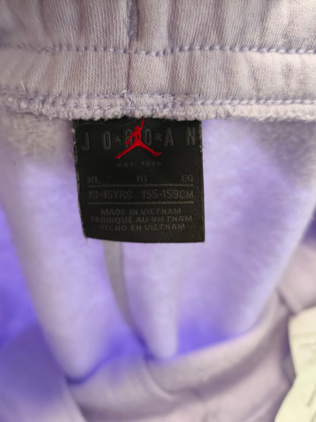 Jordan Fleece Jogger Pants – Lavender-XL