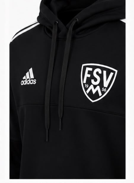 Adidas FSV Hoodie Μαύρο με Κουκούλα (S)