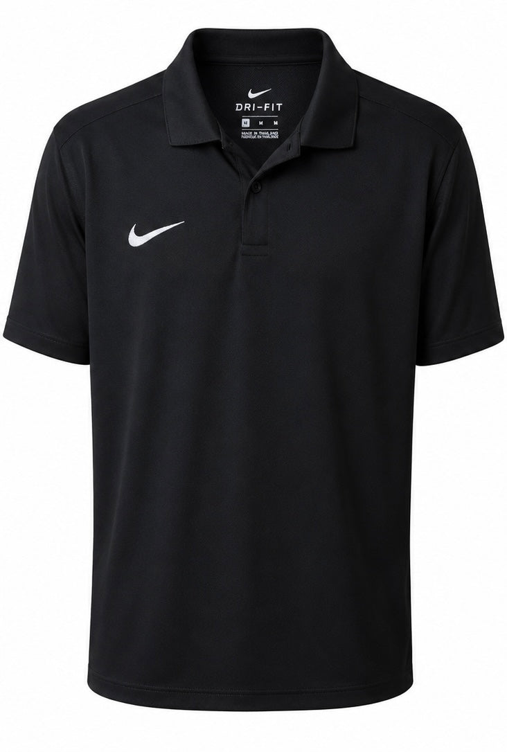 Nike Dri-FIT Black Performance Polo Shirt – XL