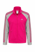 Adidas Γυναικεία Ζακέτα Φόρμας – Ροζ/Γκρι – Size L