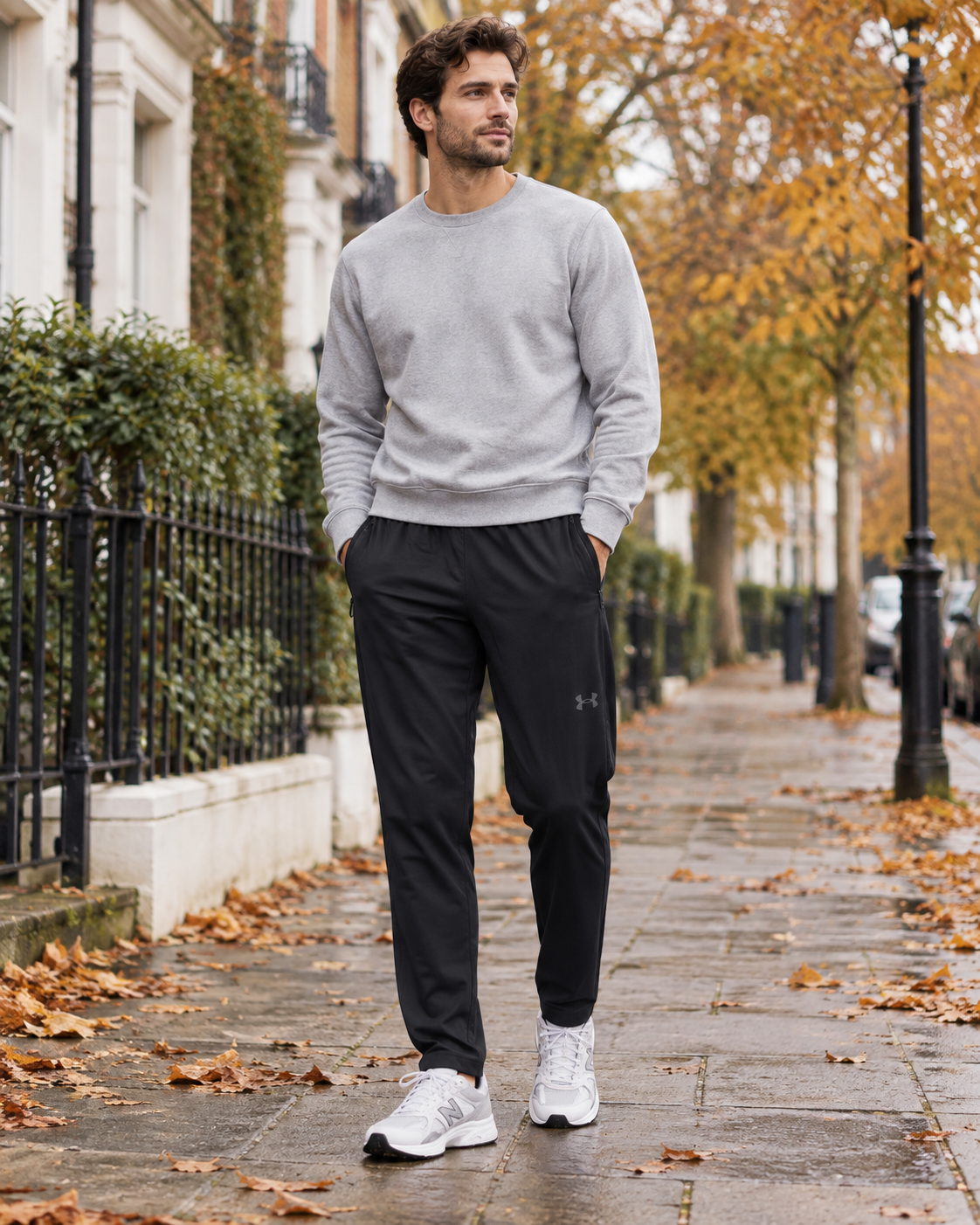 Under Armour Ανδρικό Παντελόνι Φόρμας Μαύρο - L