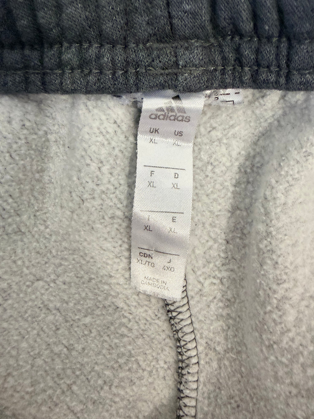 Adidas Grey Jogger Sweatpants-XL