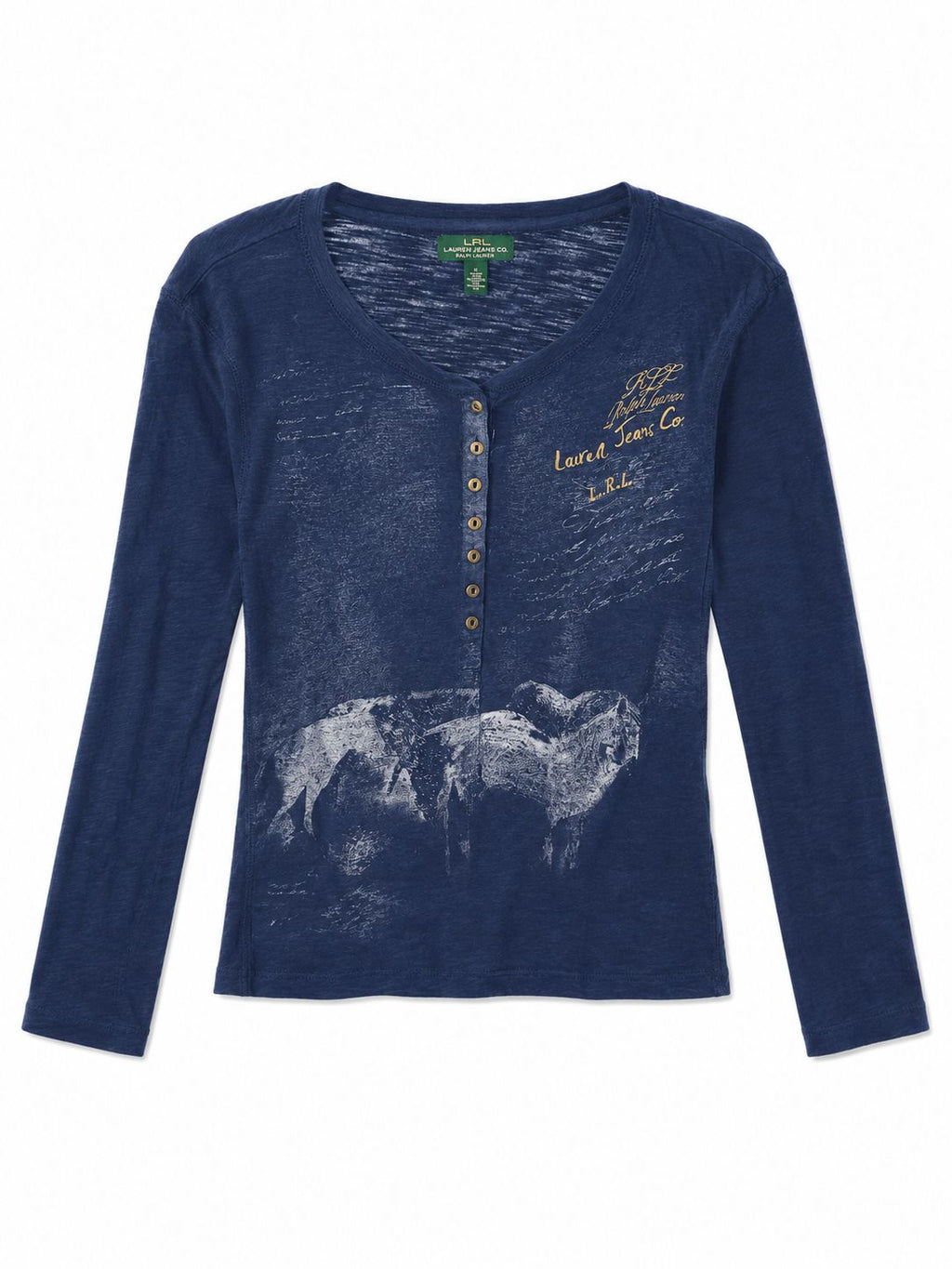 Lauren Ralph Lauren Jeans Co. Γυναικεία Μπλούζα Μακρυμάνικη-L