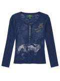 Lauren Ralph Lauren Jeans Co. Γυναικεία Μπλούζα Μακρυμάνικη-L
