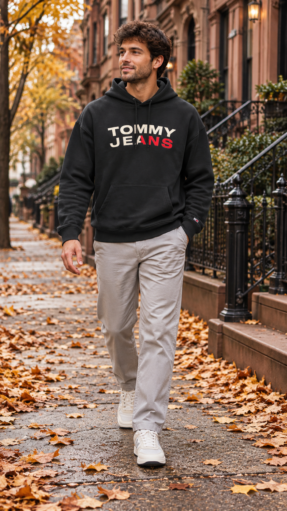 Tommy Jeans Ανδρικό Φούτερ – Μαύρο - 2XL