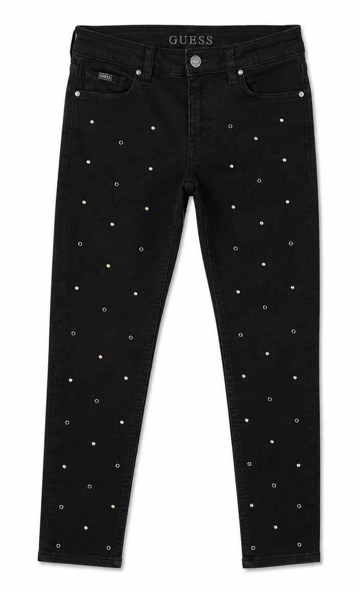 Guess Studded Skinny Jeans – Black-M