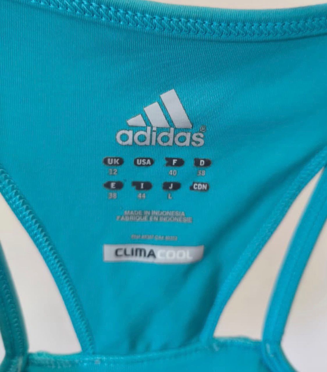 Adidas Climacool Racerback Tank Top – Turquoise-L