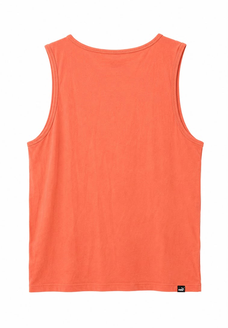Puma Ανδρική Αμάνικη Μπλούζα Tank Top Κοραλί-M