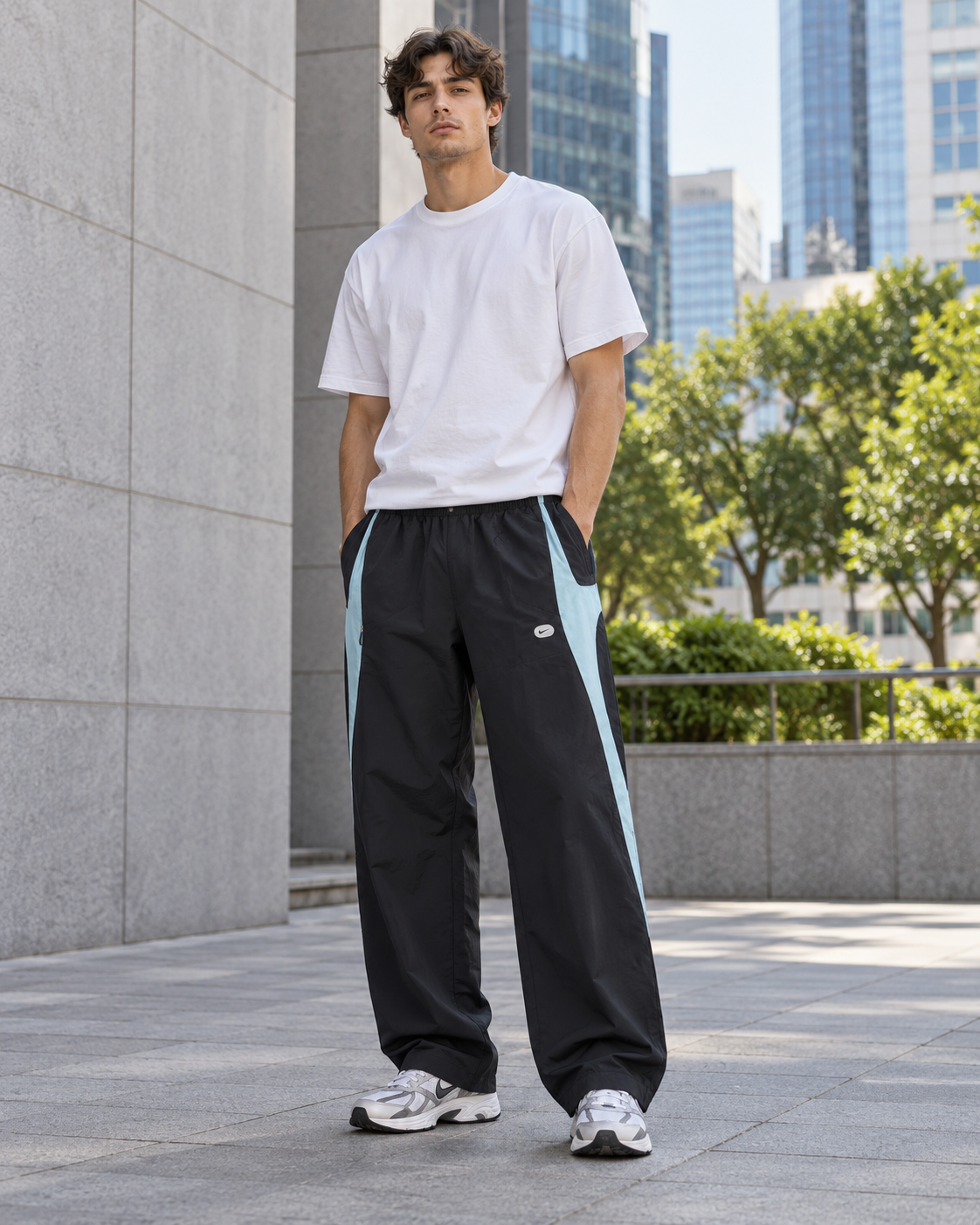 Nike Ανδρικό Παντελόνι Φόρμας Μαύρο - XL