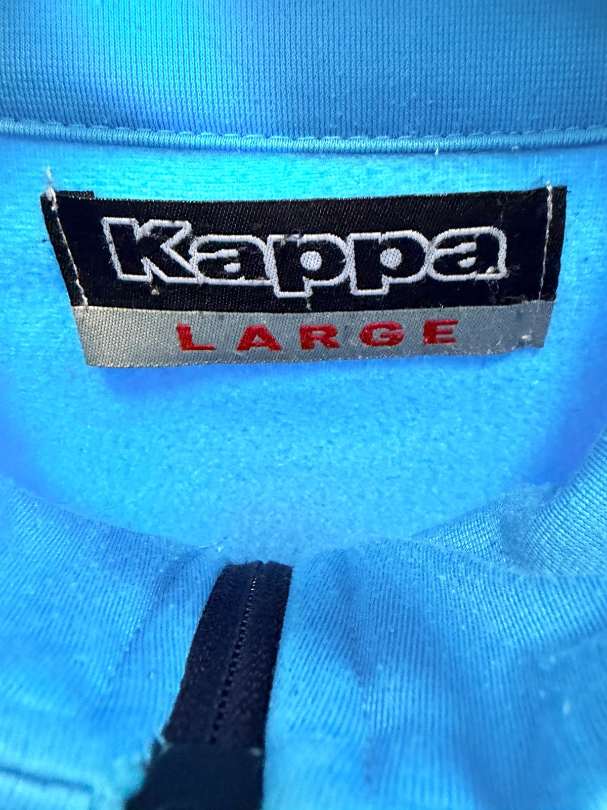 Kappa Training Track Jacket – Blue/Orange-L