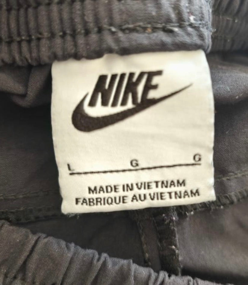 Nike Air Max Ανδρικό Cargo Παντελόνι Φόρμας Μαύρο - L